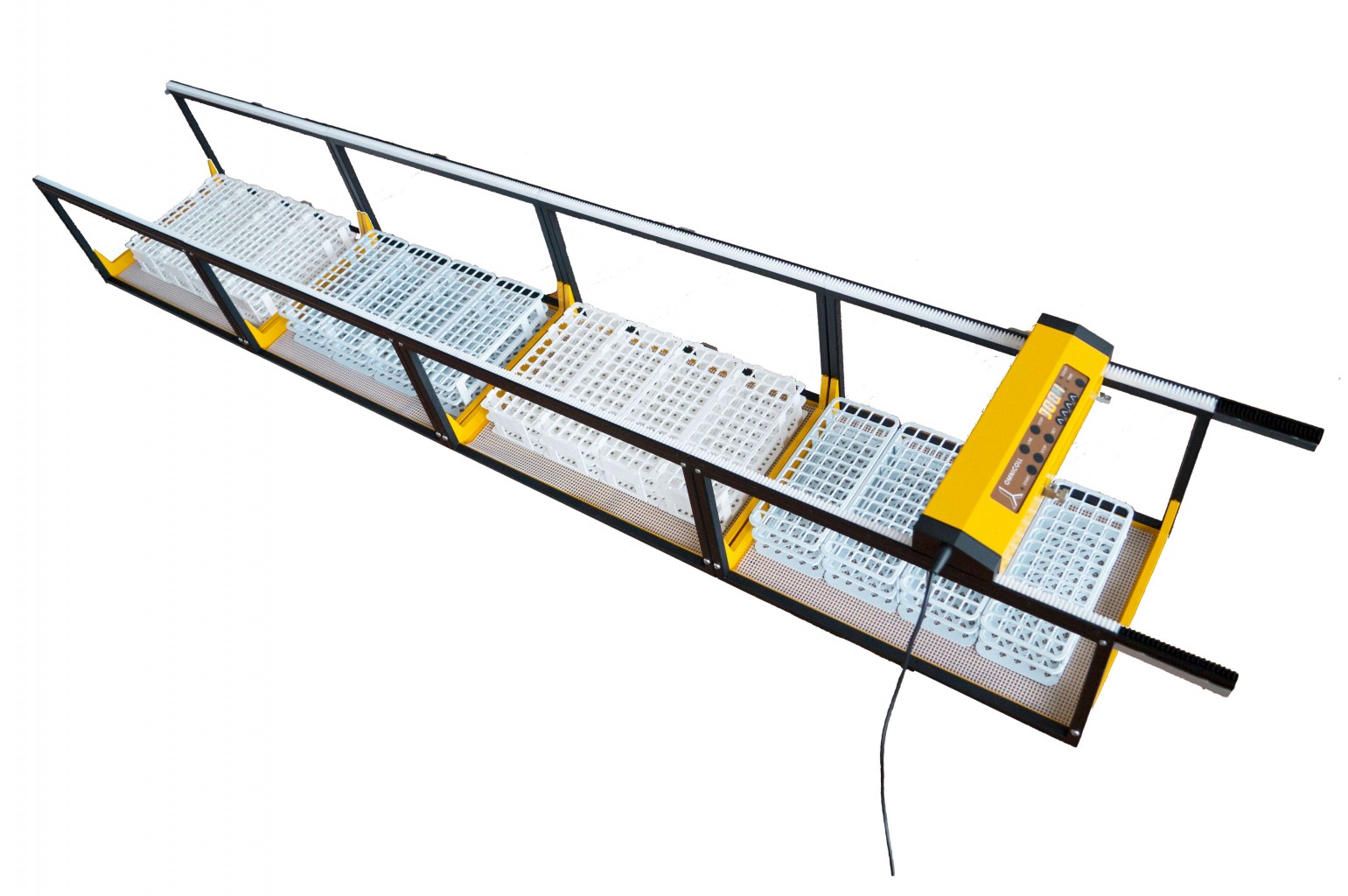 OMNICOLL rallongé avec 3 supports de base pour collecter 960 fractions dans des tubes de 15 mm de diamètre Collecteur de Fractions pour 960 fractions (portoirs pour tubes de 15 mm de diamètre)