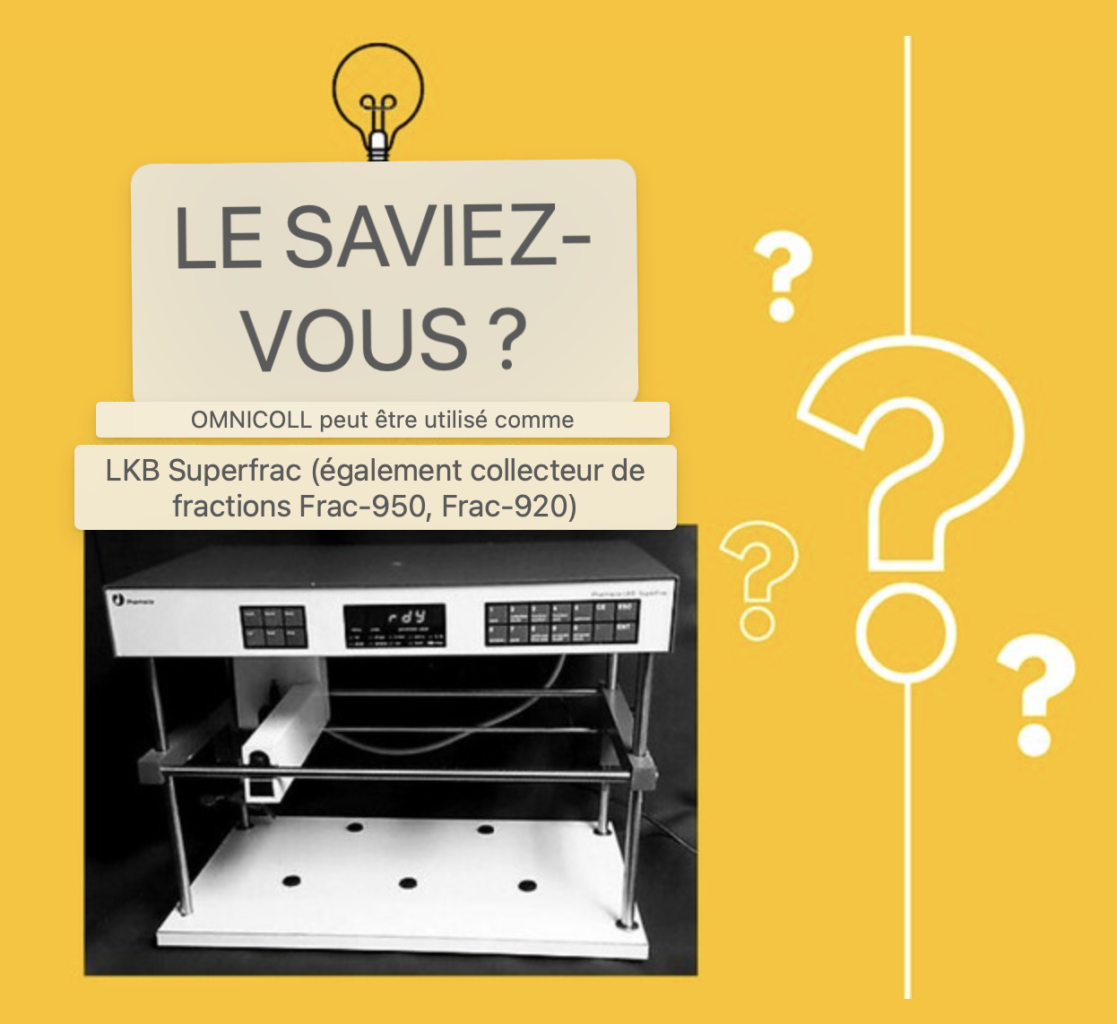 collecteur de fraction Superfrac de LKB